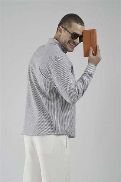 Kingbrich Çizgili Regular Kalıp Erkek Gömlek