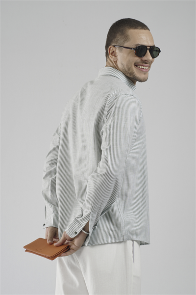 Kingbrich Çizgili Regular Kalıp Erkek Gömlek