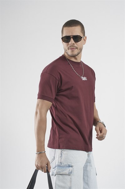 Kolu Ribanalı Regular Kalıp Erkek Düz Basic Tişört