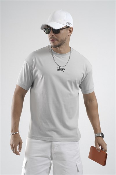 Kolu Ribanalı Regular Kalıp Erkek Düz Basic Tişört