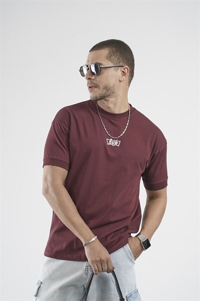 Kolu Ribanalı Regular Kalıp Erkek Düz Basic Tişört