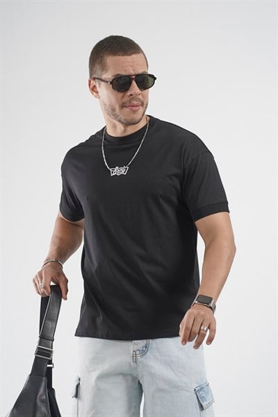 Kolu Ribanalı Regular Kalıp Erkek Düz Basic Tişört