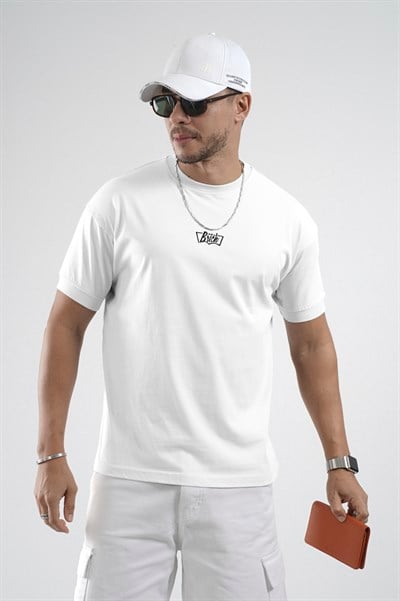 Kolu Ribanalı Regular Kalıp Erkek Düz Basic Tişört