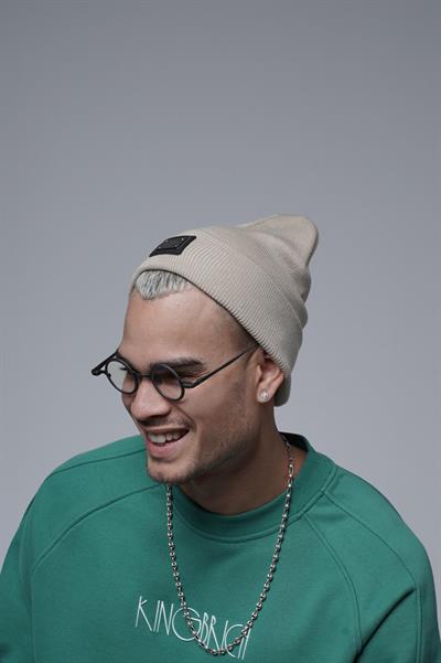 Logo Detaylı Örgülü Unisex Bere