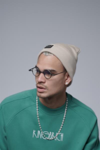 Logo Etiket Detaylı Unisex Kalın Düz Bere