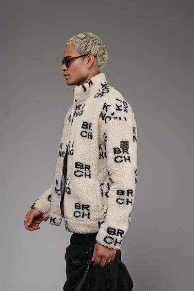 Önü Fermuarlı Kingbrich Yazılı Oversize Kalıp Peluş