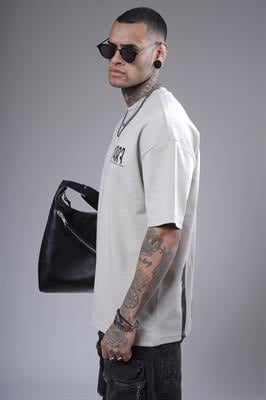 Oversize Kalıp 1983 Yazılı Baskılı Unisex Tişört