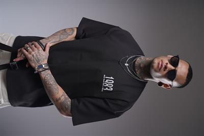 Oversize Kalıp 1983 Yazılı Baskılı Unisex Tişört