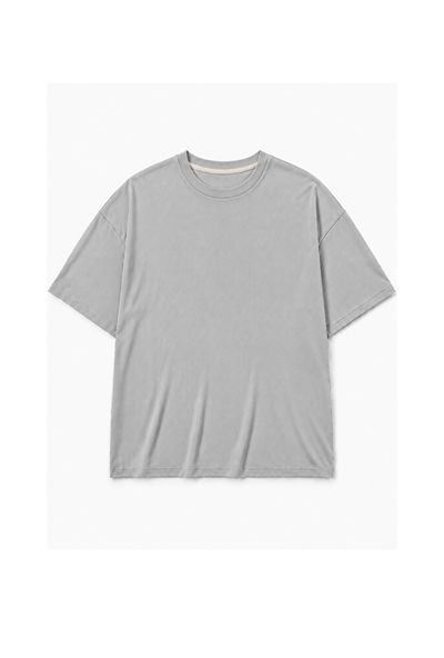 Oversize Kalıp Basic %100 Pamuklu Erkek Tişört