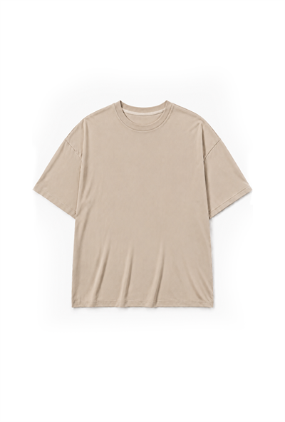 Oversize Kalıp Basic %100 Pamuklu Erkek Tişört
