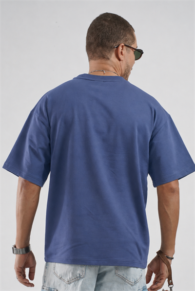 Oversize Kalıp Basic %100 Pamuklu Erkek Tişört