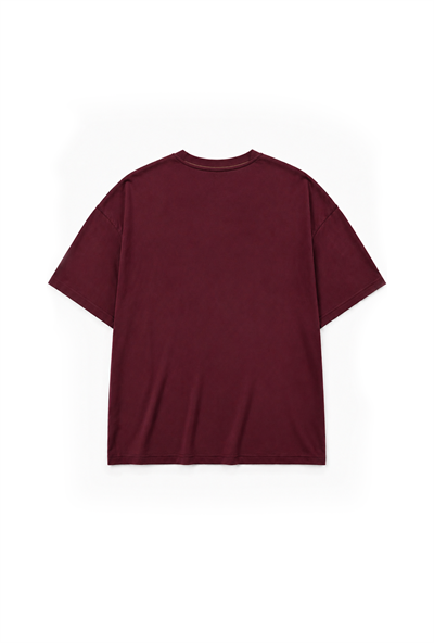 Oversize Kalıp Basic %100 Pamuklu Erkek Tişört