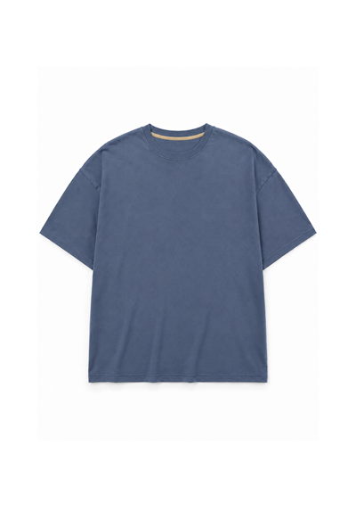 Oversize Kalıp Basic %100 Pamuklu Erkek Tişört