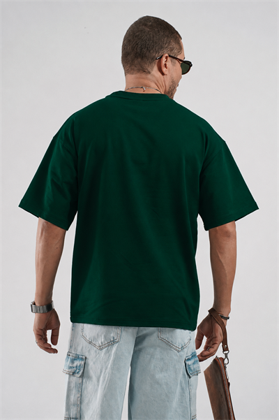 Oversize Kalıp Basic %100 Pamuklu Erkek Tişört