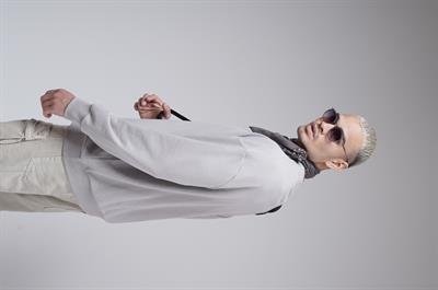 Oversize Kalıp Baskılı Yaka Kol Ribanalı Sweat