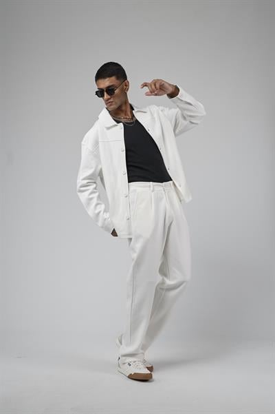 Oversize Kalıp Erkek Gömlek Pantolon Alt Üst Takım