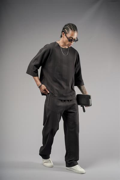 Oversize Kalıp Keten Alt Üst Takım