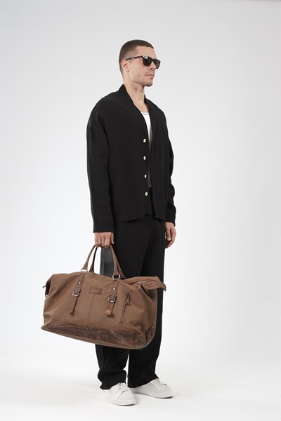 Oversize Kalıp Müslin Erkek Kimono Takım