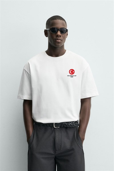 Oversize Kalıp Unisex 2026 Word Cup Bizim Çocuklar Baskılı Tişört
