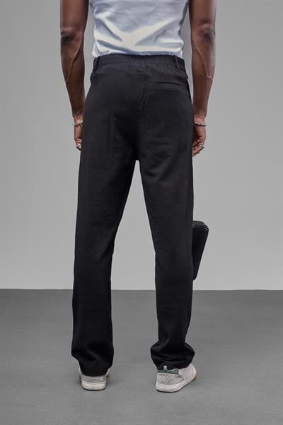 Pileli Baggy Kalıp Pantolon