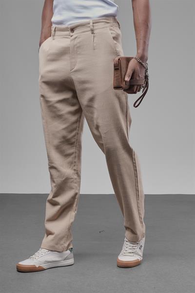 Pileli Baggy Kalıp Pantolon