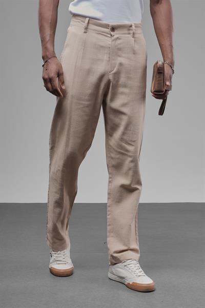 Pileli Baggy Kalıp Pantolon