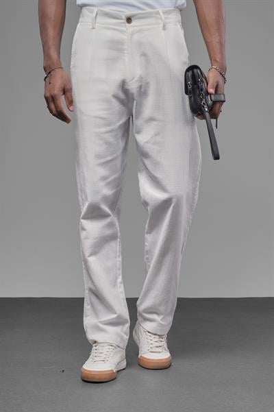 Pileli Baggy Kalıp Pantolon