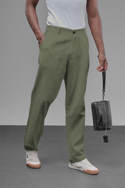 Pileli Baggy Kalıp Pantolon