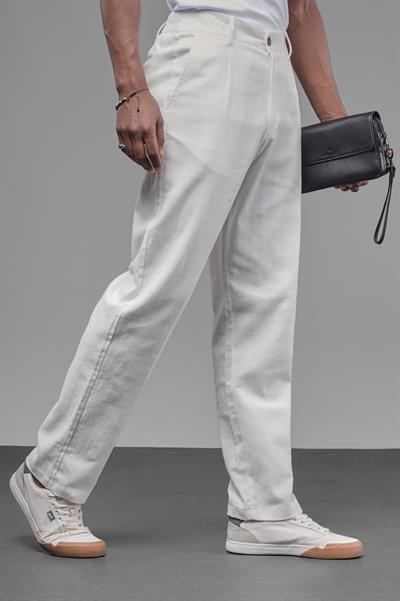 Pileli Baggy Kalıp Pantolon