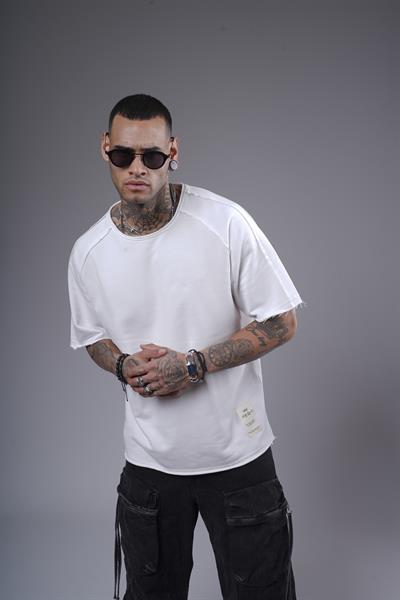 Pis Yaka Oversize Kalıp Reglan Kol Erkek Tişört