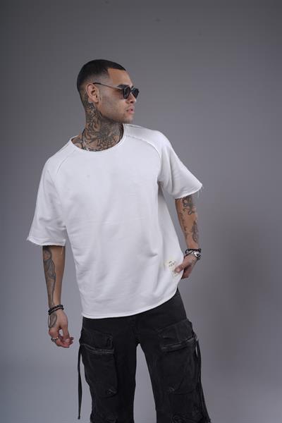 Pis Yaka Oversize Kalıp Reglan Kol Erkek Tişört