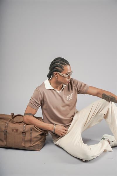 Polo Yaka Reglan Kol Regular Kalıp Triko Tişört