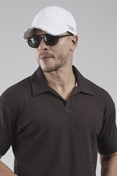 Polo Yaka Regular Kalıp Jakarlı Şort Tişört Alt Üst Takım