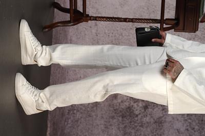 Regular Kalıp Blazer Keten Alt Üst Takım