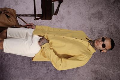 Regular Kalıp Cepli Erkek Kot Şort