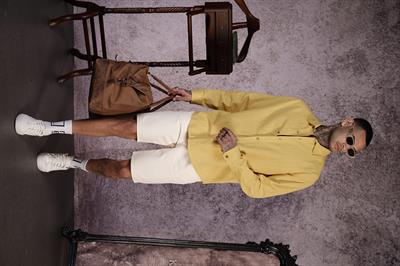 Regular Kalıp Cepli Erkek Kot Şort