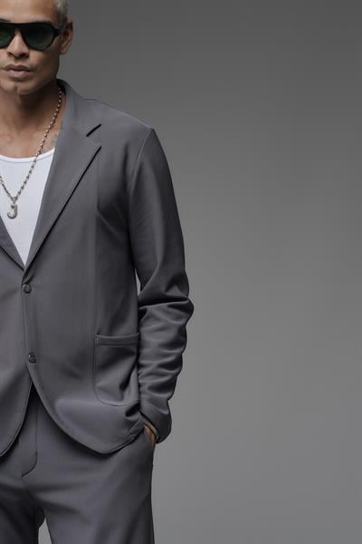Regular Kalıp Likralı Erkek Blazer Alt Üst Takım
