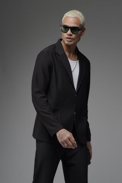 Regular Kalıp Likralı Erkek Blazer Alt Üst Takım