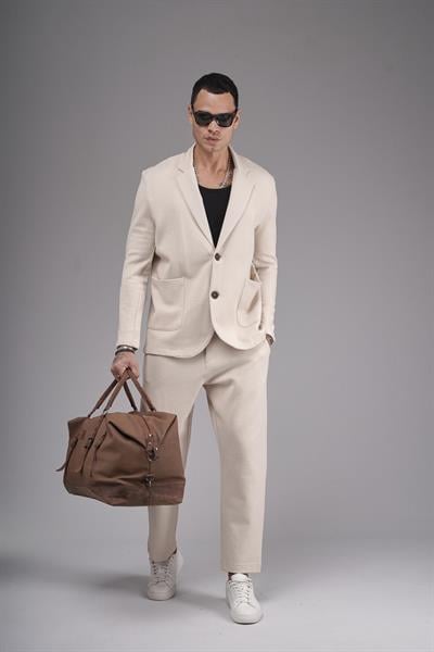 Regular Kalıp Mevsimlik Erkek Blazer Takım