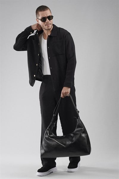 Regular Kalıp Müslin Kumaş Erkek Gömlek Pantolon Alt Üst Takım