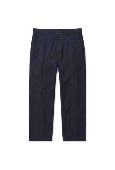 Regular Kalıp Pamuklu Keten Klasik Pantolon