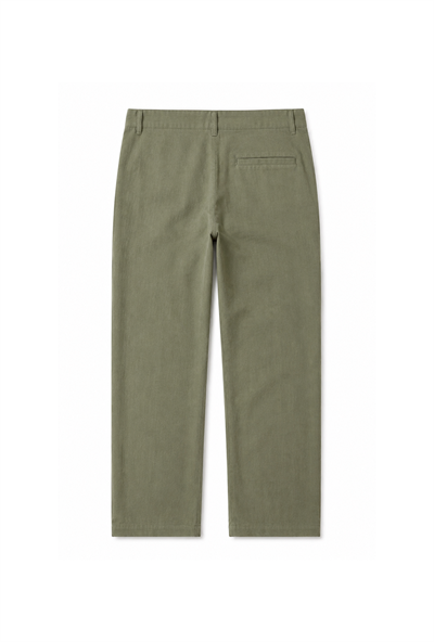Regular Kalıp Pamuklu Keten Klasik Pantolon