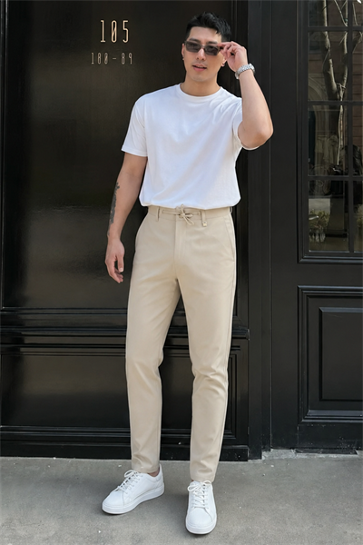 Skinny Kalıp Kumaş Pantolon