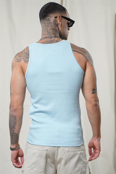 Slim Fit Kaşkorseli Esnek Düz  Erkek Sporcu Atlet