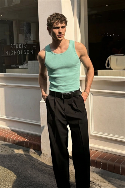 Slim Fit Kaşkorseli Esnek Düz  Erkek Sporcu Atlet