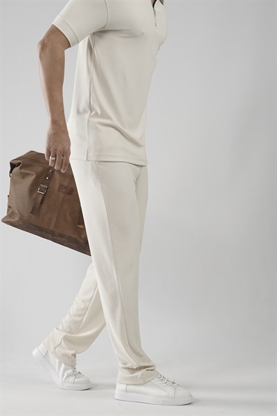 Yakası Fermuarlı Regular Kalıp Pantolon Tişört Alt Üst Takım