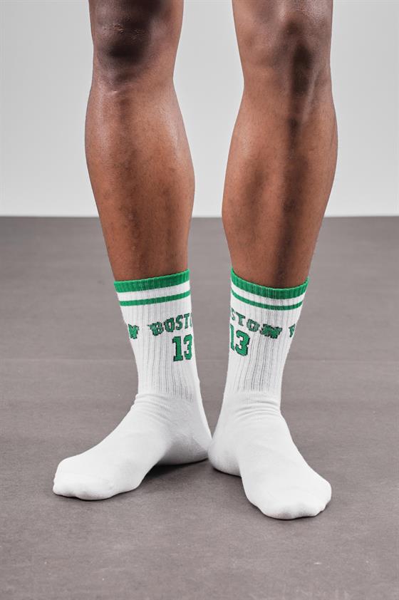 4'lü Boston Yazılı Sporcu Unisex Çorap