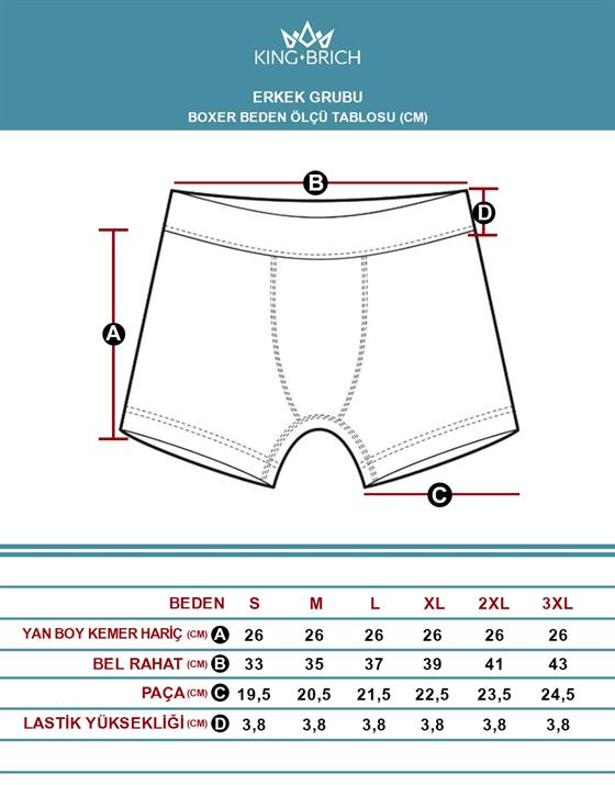 4'lü Klasik Lüx Boxer