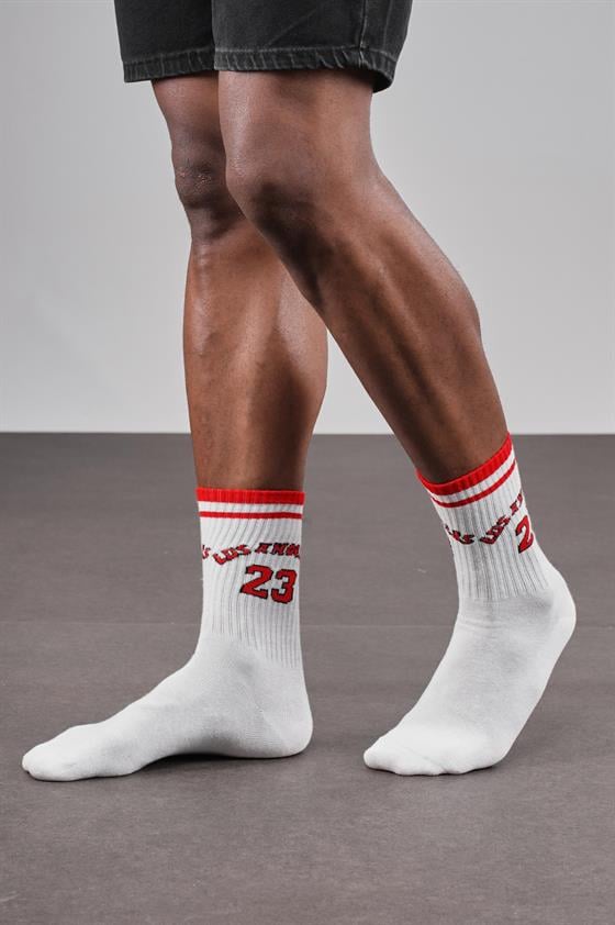 4'lü Los Angeles Yazılı Unisex Sporcu Çorap