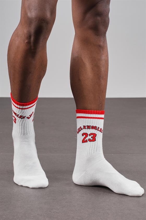 4'lü Los Angeles Yazılı Unisex Sporcu Çorap
